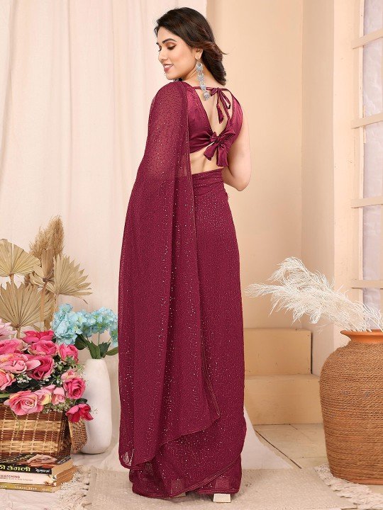 Embellished Ready to Wear Saree - Image 2