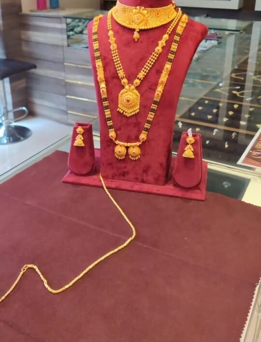 Traditional Gold Bridal Jewelry Set