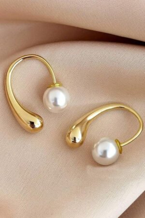 Contemporary Half Hoop Earrings
